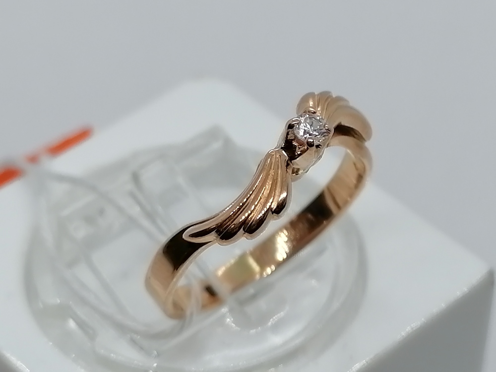 КОЛЬЦО С КАМНЕМ (Au 585)