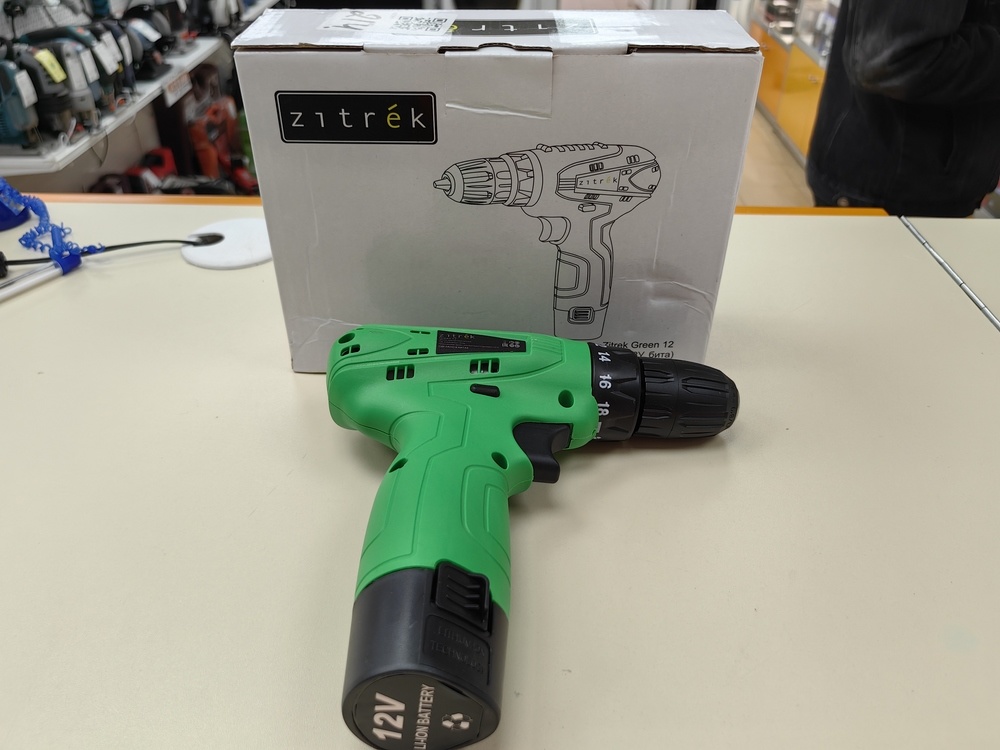Шуруповерт Zitrek Green 12v