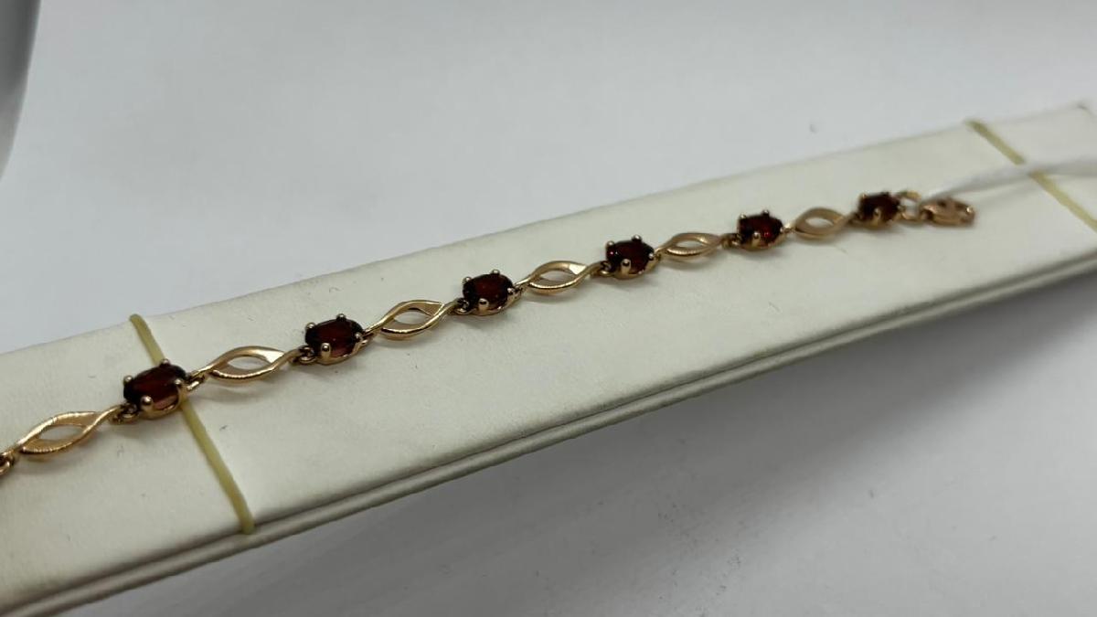 Б585 БРАСЛЕТ С КАМНЯМИ (Au 585)