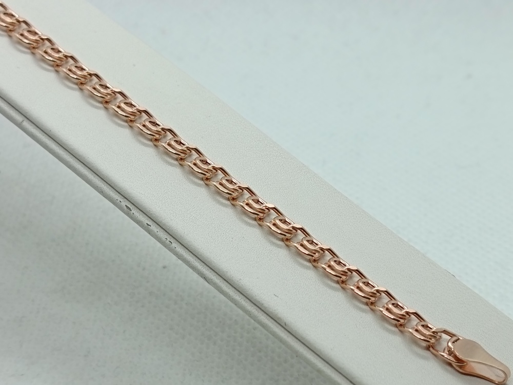 БРАСЛЕТ ПУСТОТЕЛЫЙ Лав (Au 585)