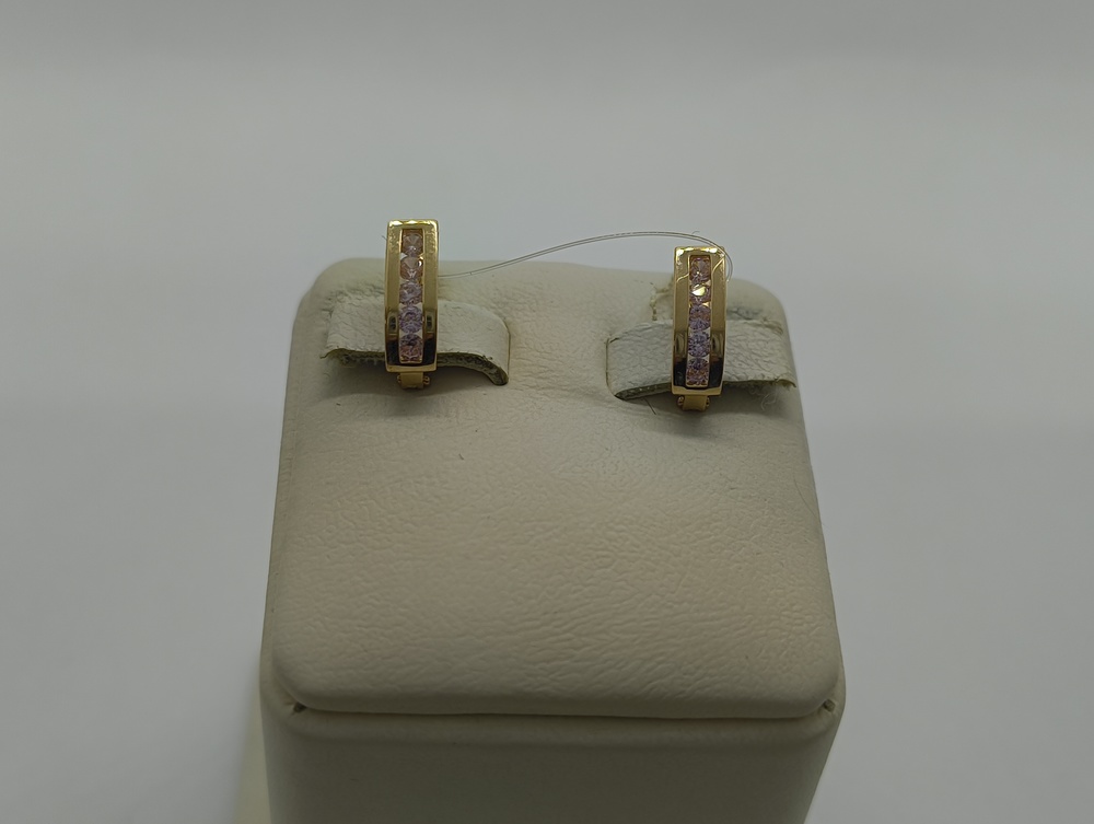 СЕРЬГИ С КАМНЯМИ (Au 585)