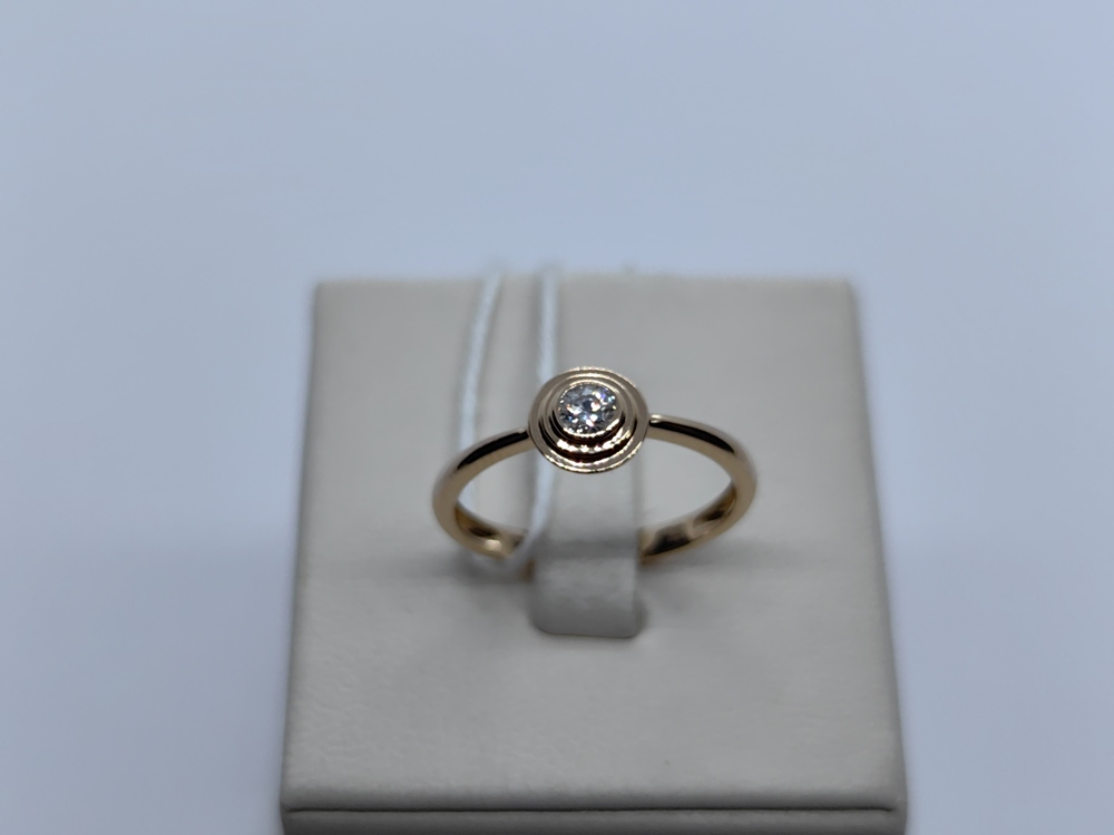 КОЛЬЦО БРИЛЛИАНТ Au 585