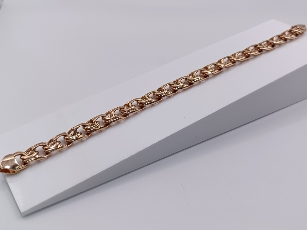 БЛБ585 БРАСЛЕТ ПОЛНОВЕСНЫЙ Бисмарк (Au 585)