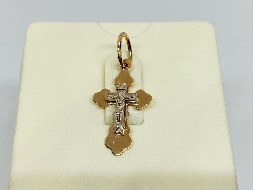 ПОДВЕСКА КРЕСТ (Au 585)