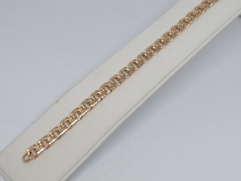 БРАСЛЕТ ПОЛНОВЕСНЫЙ Бисмарк (Au 585)