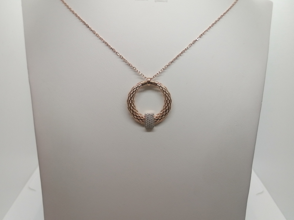 КОЛЬЕ С КАМНЯМИ (Au 585)