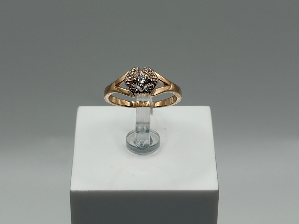 КОЛКМИ585 КОЛЬЦО С КАМНЯМИ (Au 585)