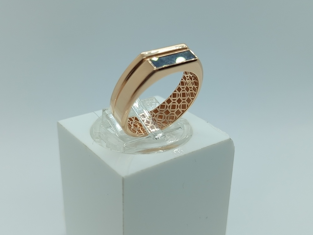 КОЛЬЦО ПЕЧАТКА с камнем (Au 585)