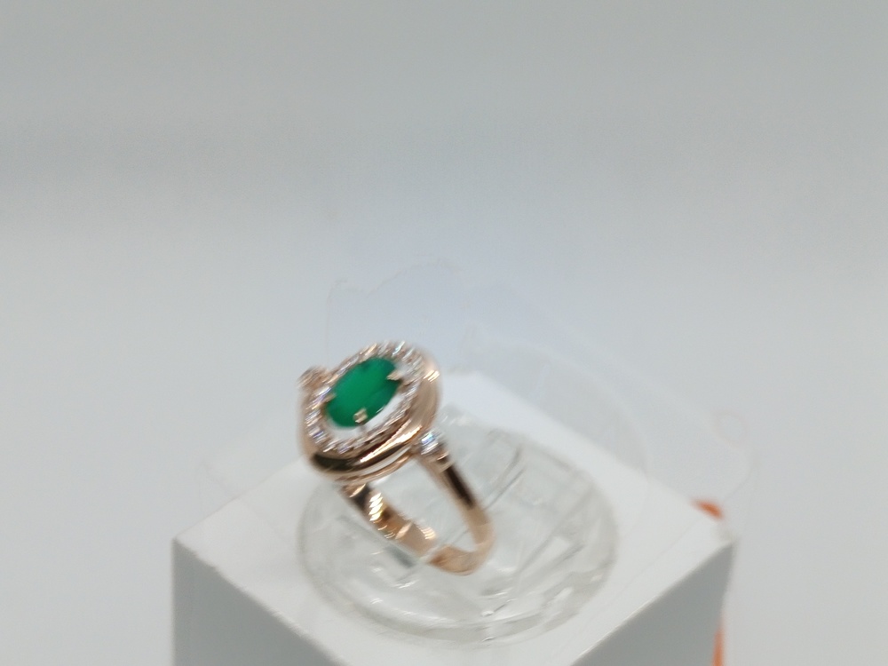 КОЛКМИ585 КОЛЬЦО С КАМНЯМИ (Au 585)