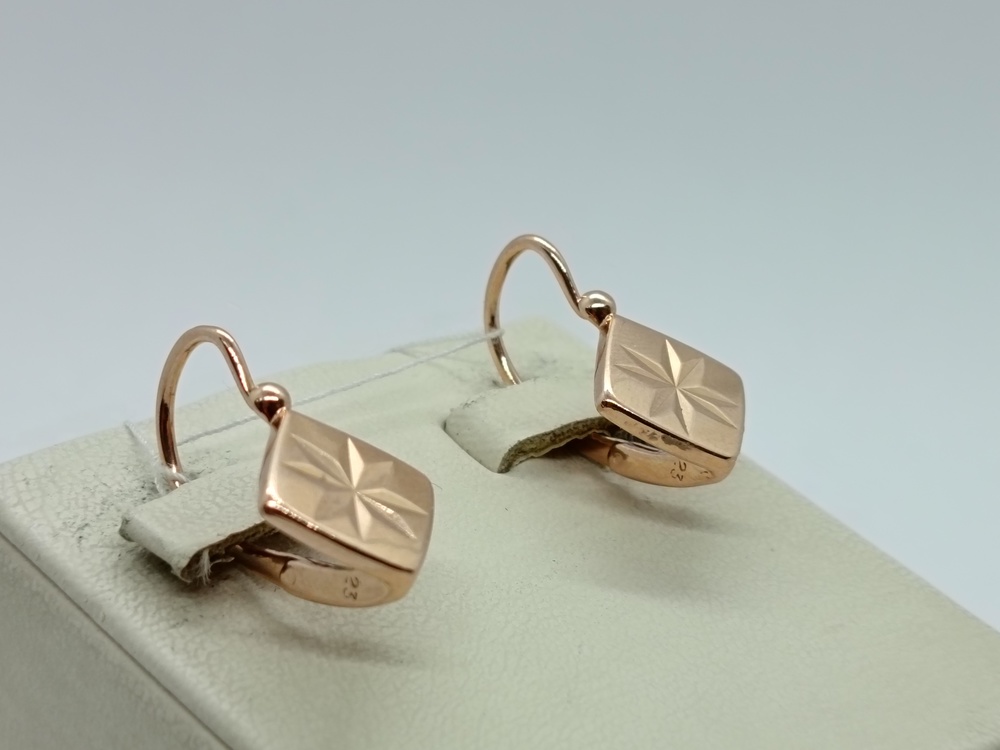 СЕРЬГИ БЕЗ КАМНЯ (Au 583)