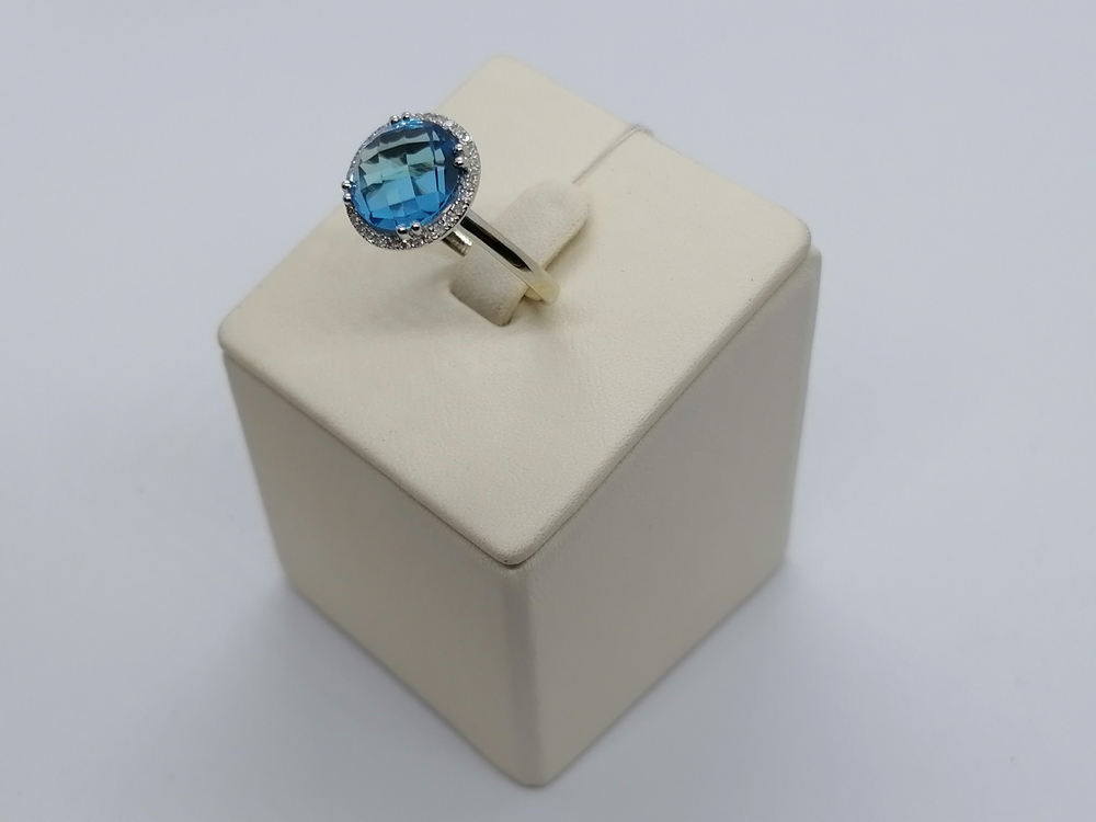 КОЛКМИ585 КОЛЬЦО С КАМНЯМИ (Au 585)