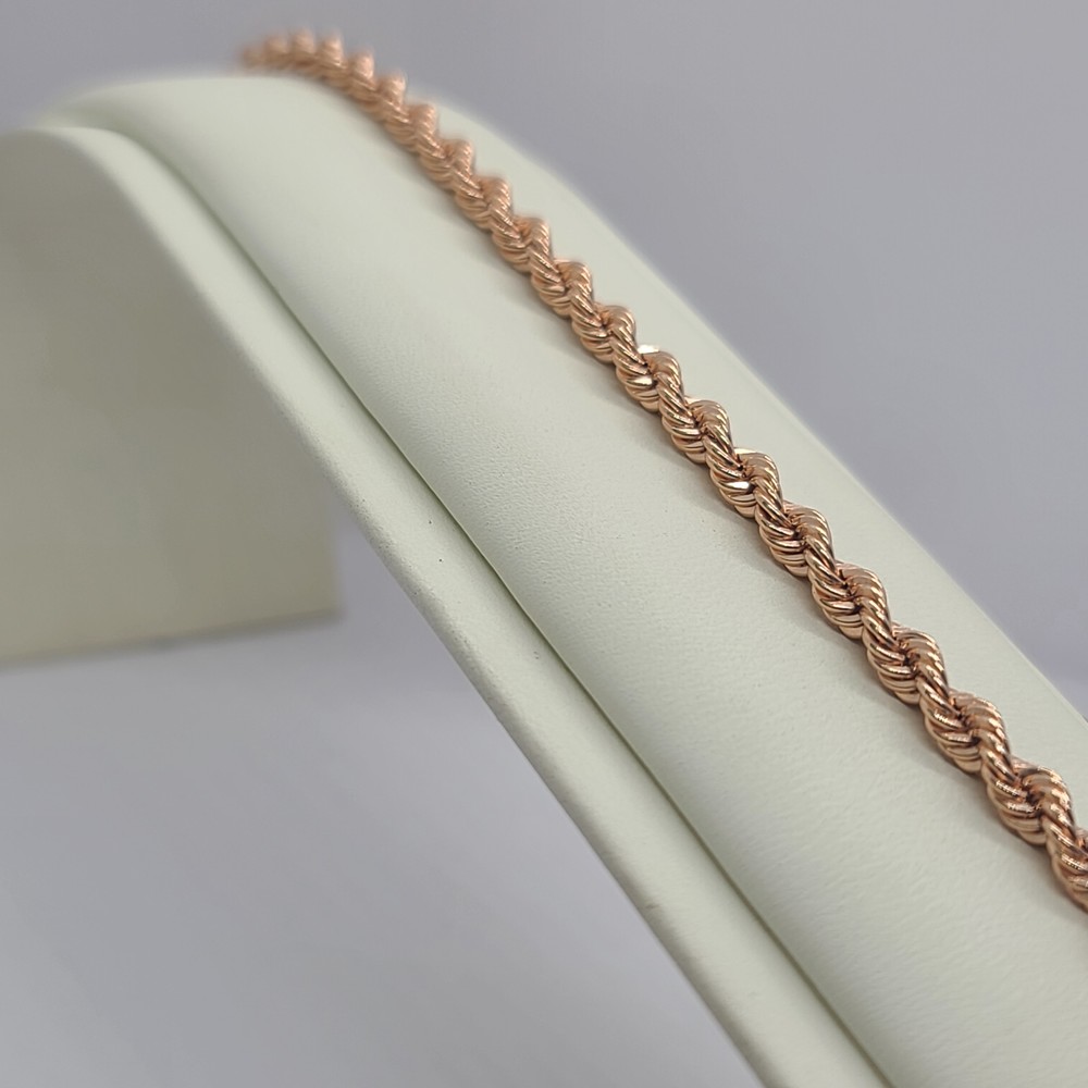 БРАСЛЕТ ПУСТОТЕЛЫЙ Веревка (Au 585)