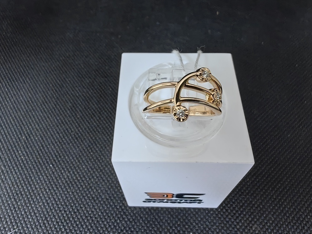 КОЛЬЦО БРИЛЛИАНТ Au 585