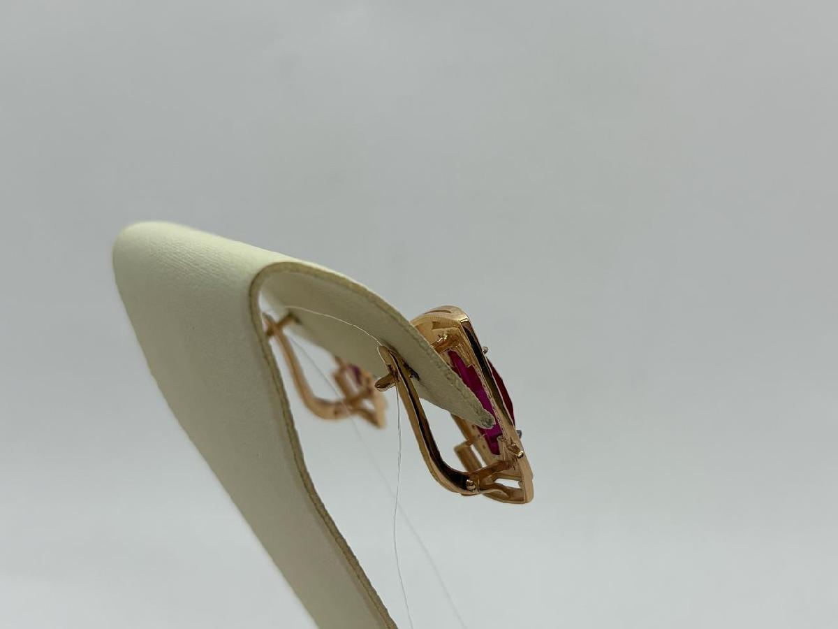 СЕРЬГИ С КАМНЯМИ (Au 585)