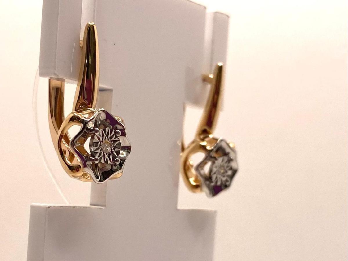 СЕРЬГИ БРИЛЛИАНТ (Au 585)