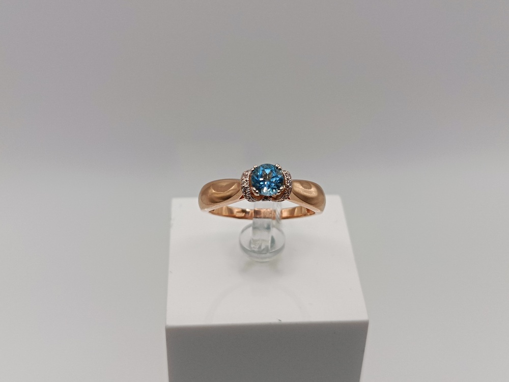 КОЛКМИ585 КОЛЬЦО С КАМНЯМИ (Au 585)