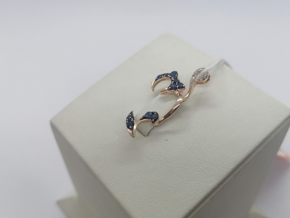 ПОДВЕСКА С КАМНЯМИ (Au 585)