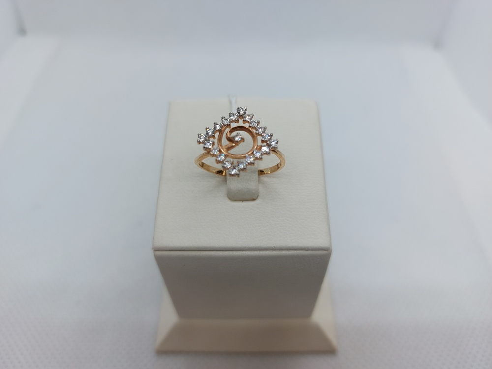 КОЛКМИ585 КОЛЬЦО С КАМНЯМИ (Au 585)