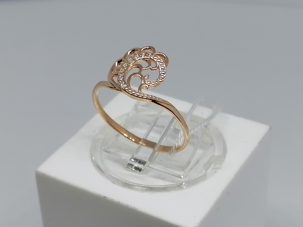 КОЛКМИ585 КОЛЬЦО С КАМНЯМИ (Au 585)