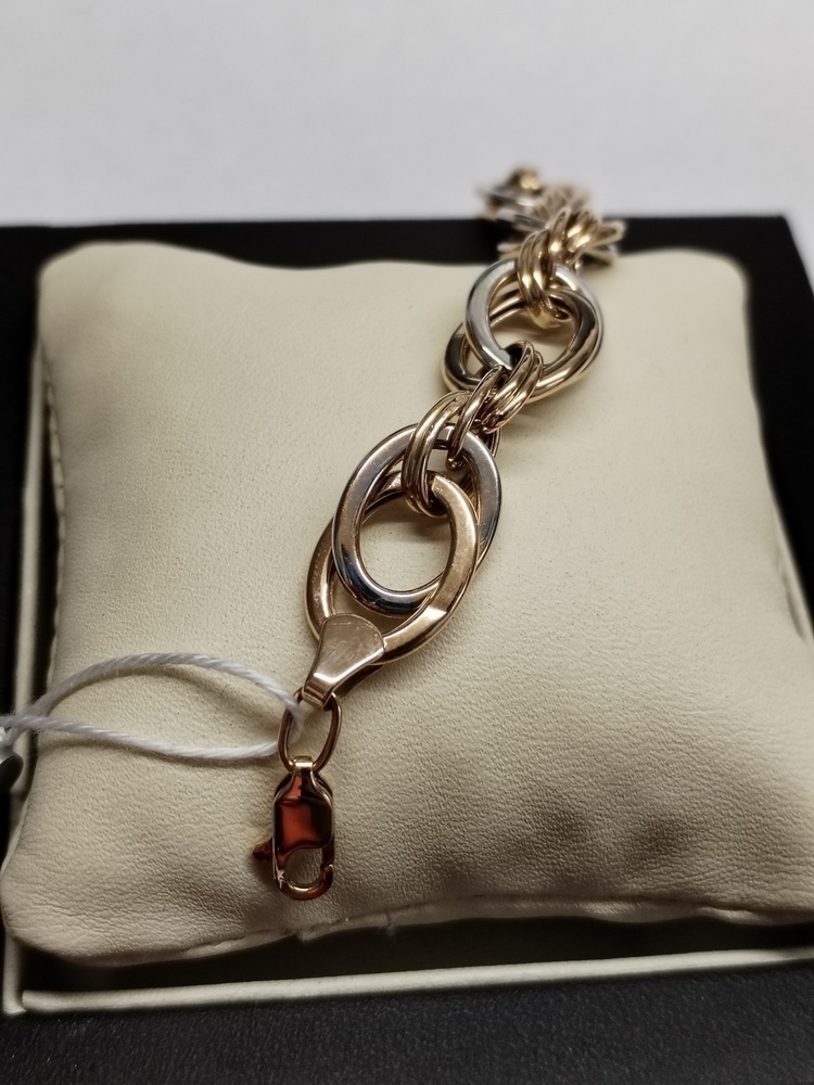 БРАСЛЕТ ПУСТОТЕЛЫЙ Фантазия Au 585