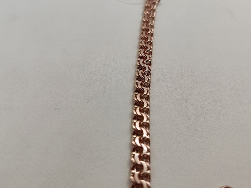 1600081 БРАСЛЕТ ПОЛНОВЕСНЫЙ Бисмарк (Au 585)