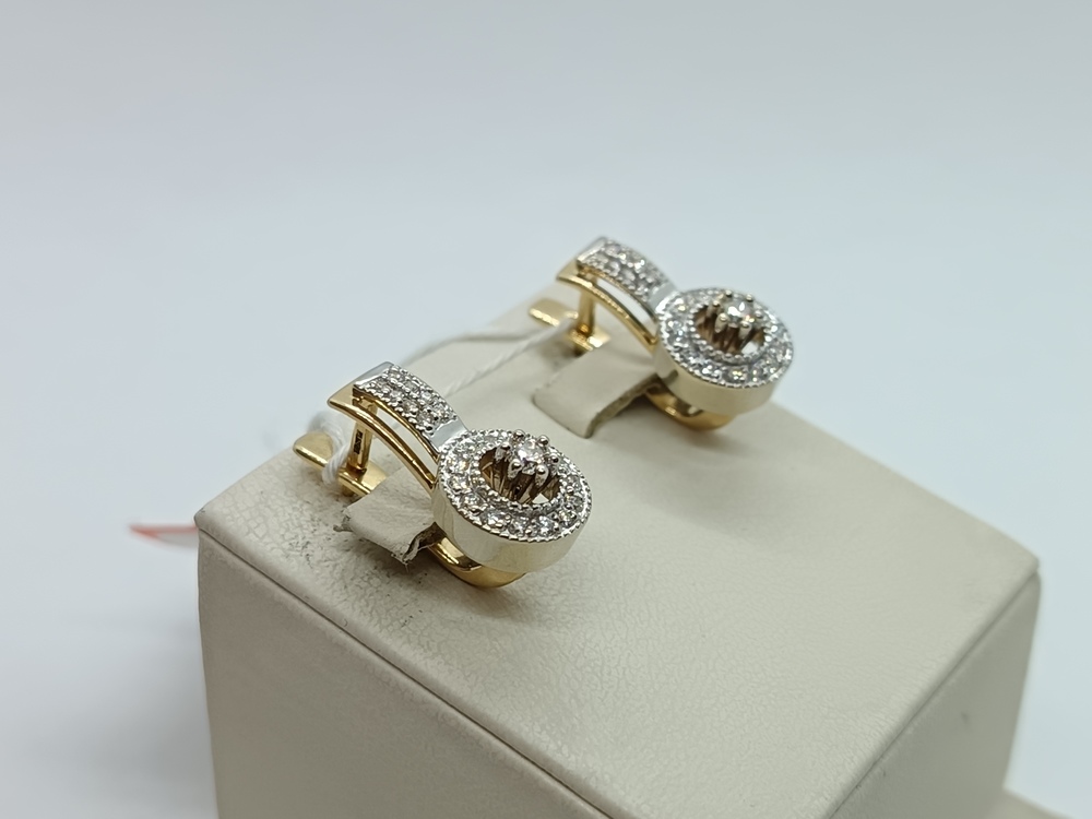 СЕРЬГИ БРИЛЛИАНТ (Au 585)