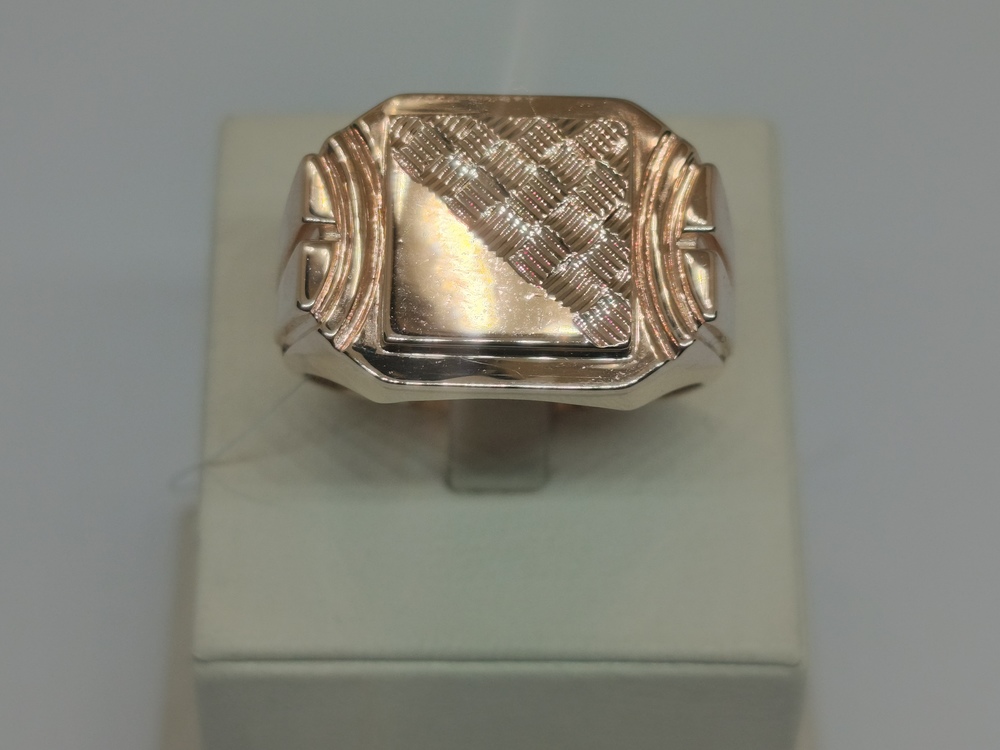 КОЛЬЦО ПЕЧАТКА без камня (Au 585)