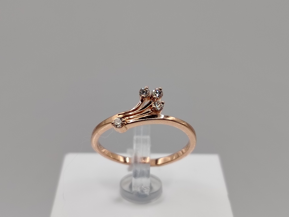 КОЛЬЦО БРИЛЛИАНТ Au 585