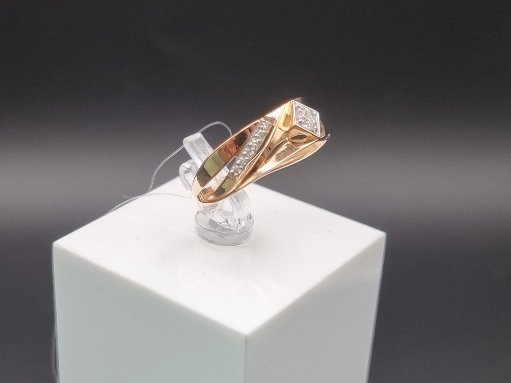 КОЛЬЦО С КАММНЯМИ (Au 585)