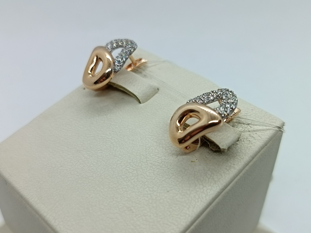 СЕРЬГИ С КАМНЯМИ (Au 585)