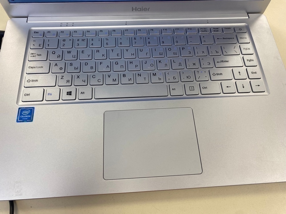 Ноутбук Haier; Celeron N4000, Intel UHD Graphics, 4 Гб, 64 Гб, Нет