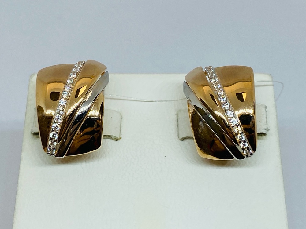 СЕРЬГИ С КАМНЯМИ (Au 585)