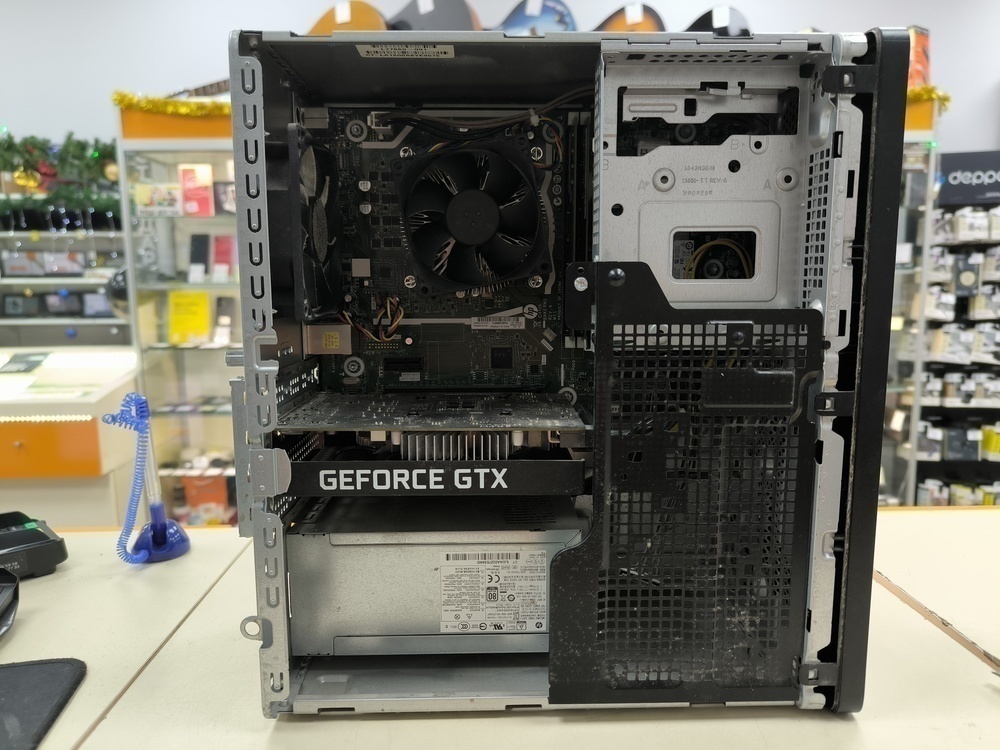 Системный блок HP; I5-10400F, GeForce GTX 1650 Super, 16 Гб, 512 GB, Нет