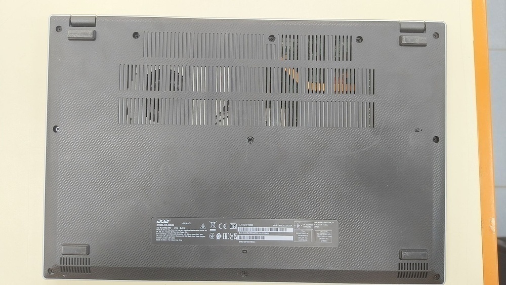 Ноутбук Acer; Ryzen 5 7520U, Radeon Graphics, 8 Гб, 256 Гб, Нет