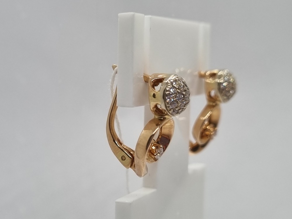 СЕРЬГИ С КАМНЯМИ (Au 585)