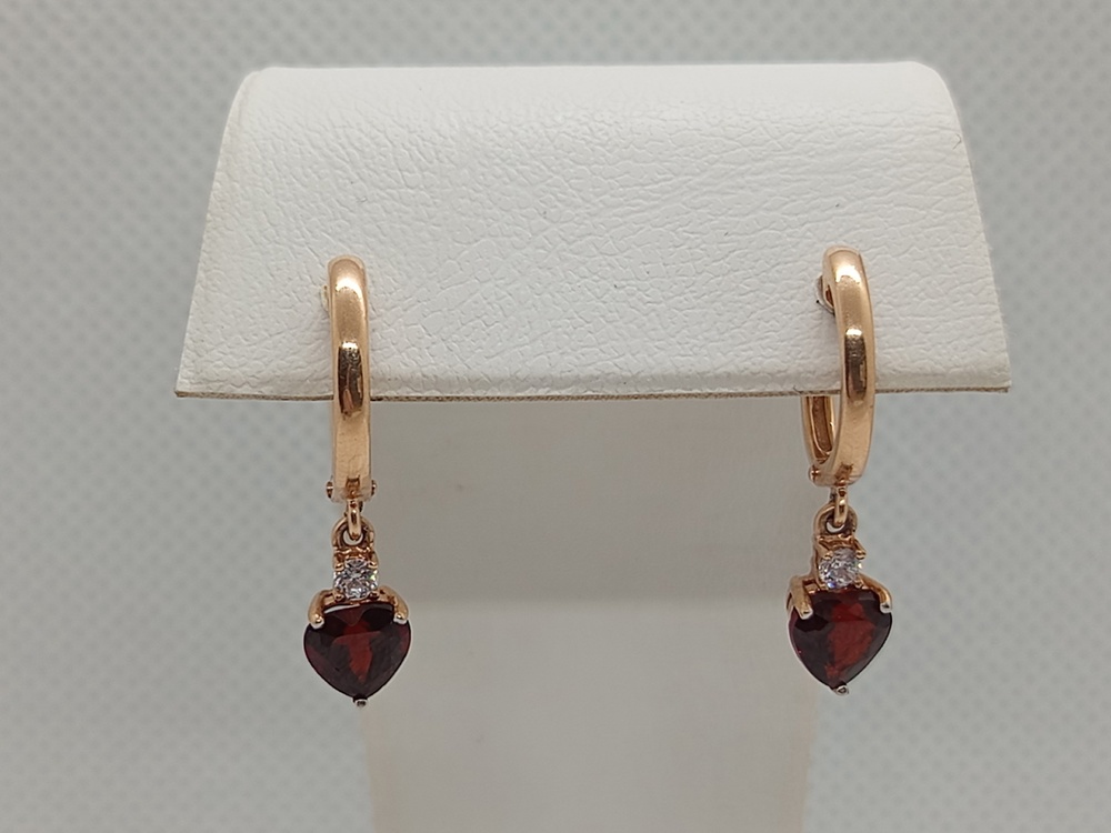 СЕРЬГИ С КАМНЯМИ (Au 585)