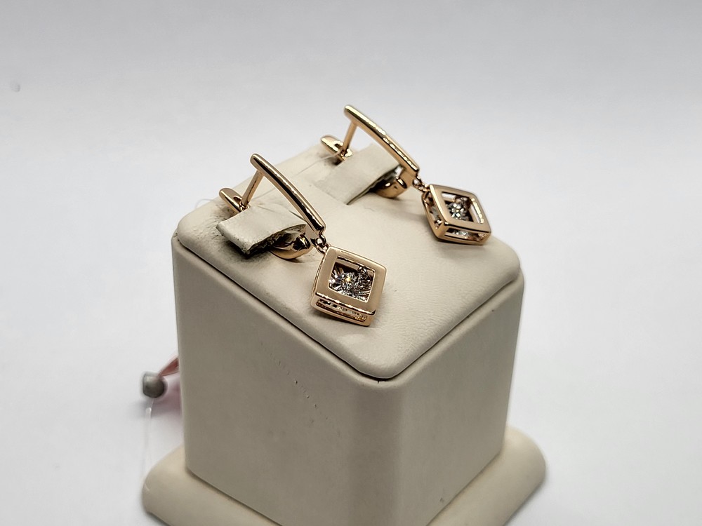 02-11-5737-11-00 СЕРЬГИ БРИЛЛИАНТ (Au 585)