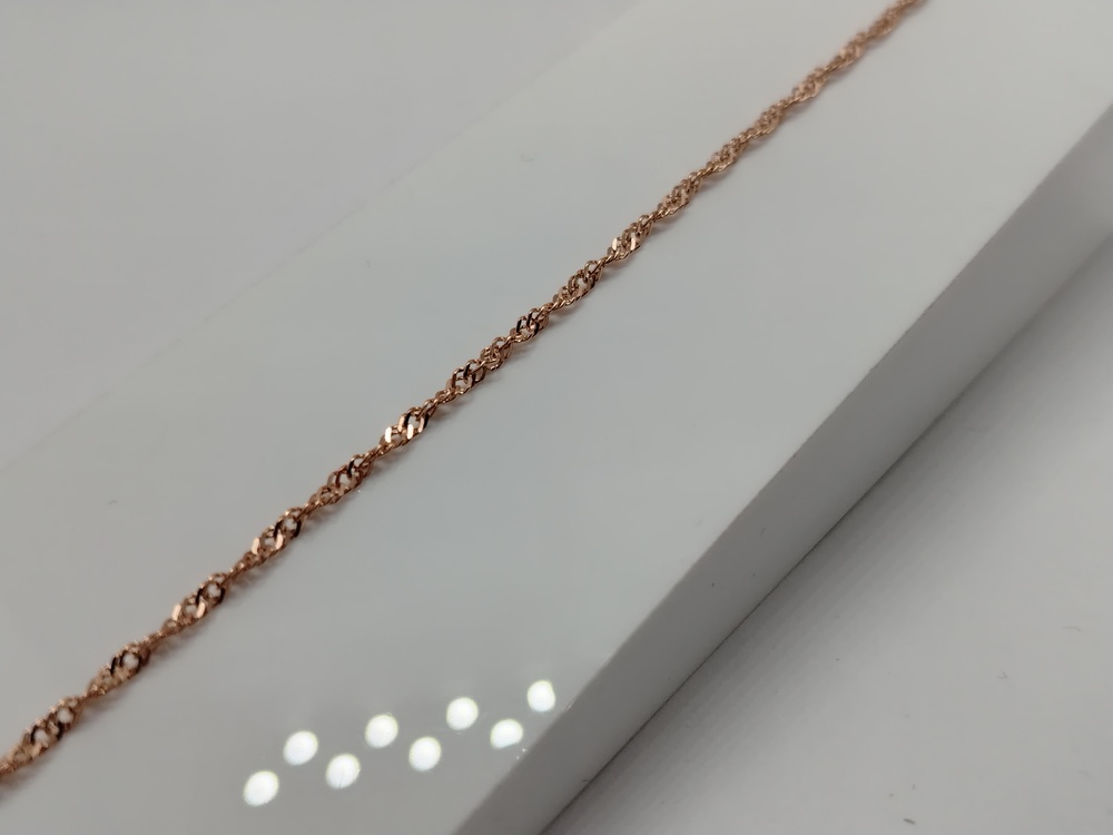 БРАСЛЕТ ПОЛНОВЕСНЫЙ Сингапур Au 585