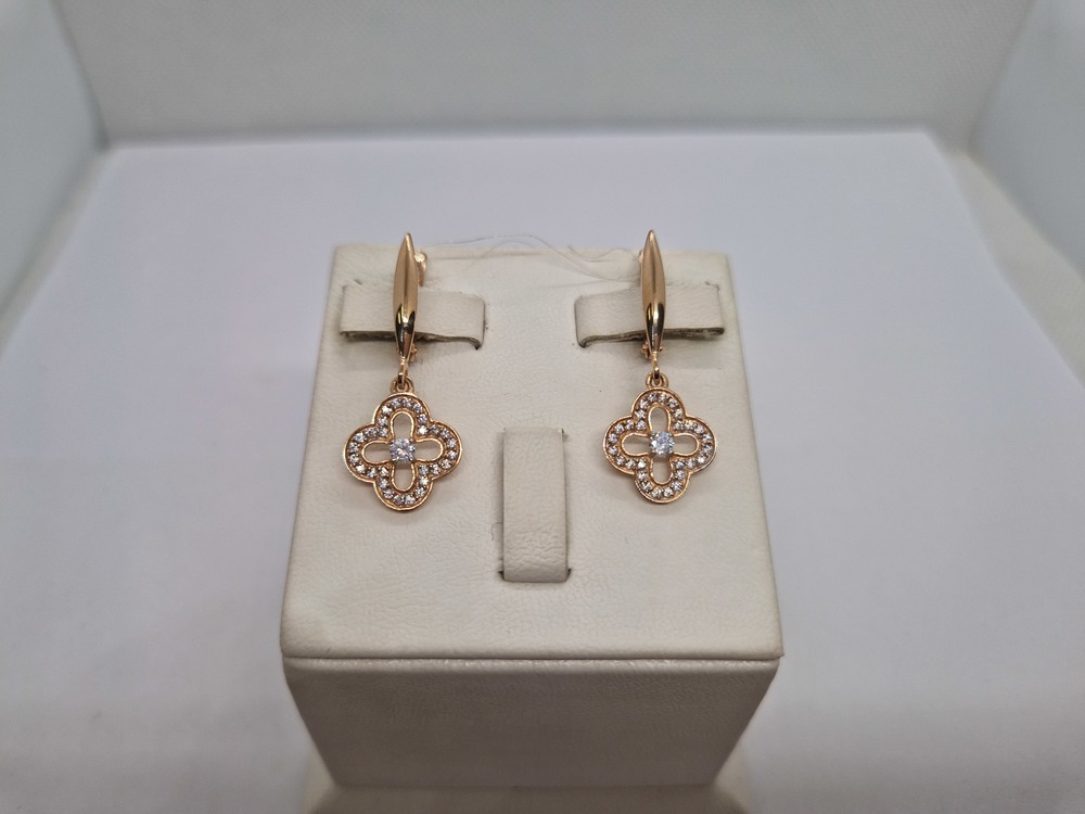 СЕРЬГИ С КАМНЯМИ (Au 585)