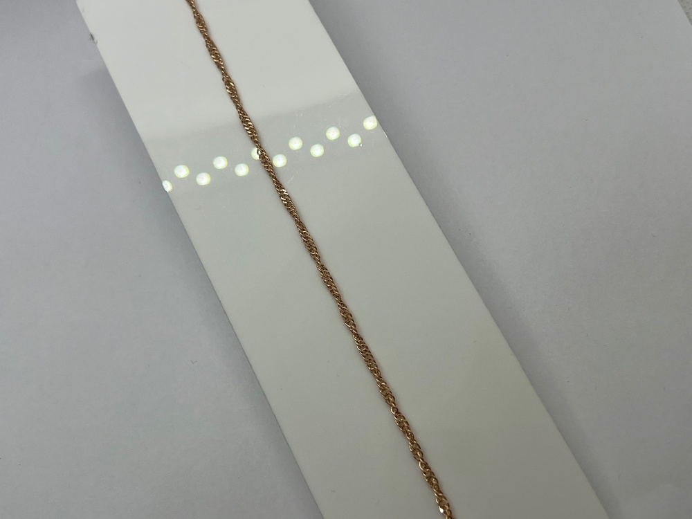 БРАСЛЕТ ПУСТОТЕЛЫЙ Сингапур (Au 585)