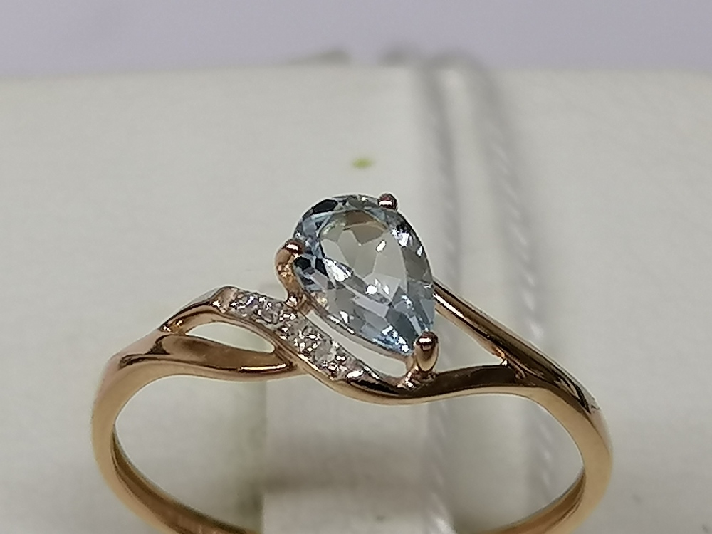 КОЛКМИ585 КОЛЬЦО С КАМНЯМИ (Au 585)