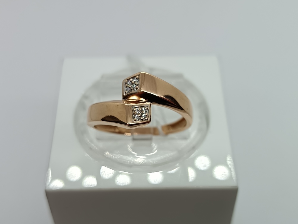 КОЛКМИ585 КОЛЬЦО С КАМНЯМИ (Au 585)