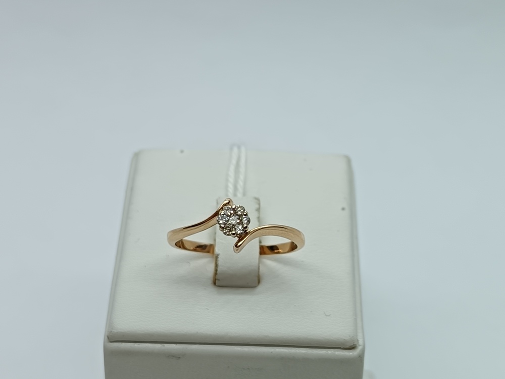 КОЛЬЦО БРИЛЛИАНТ Au 585