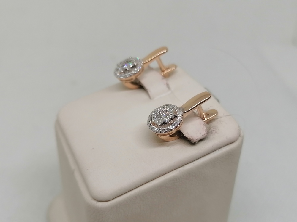 СЕРЬГИ БРИЛЛИАНТ (Au 585)