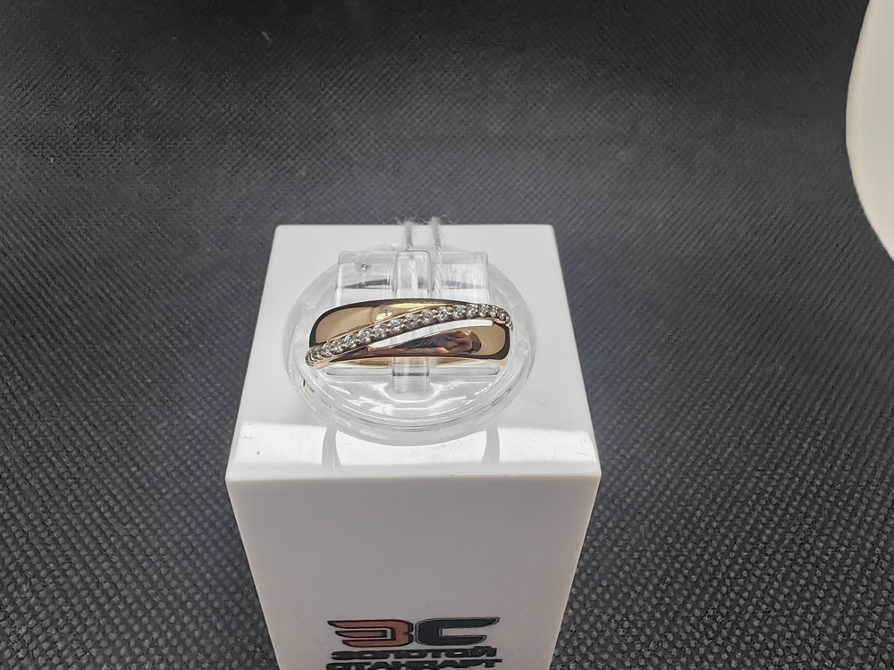 КОЛКМИ585 КОЛЬЦО С КАМНЯМИ (Au 585)