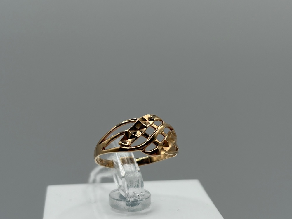 КОЛБКМ585 КОЛЬЦО БЕЗ КАМНЯ (Au 585)