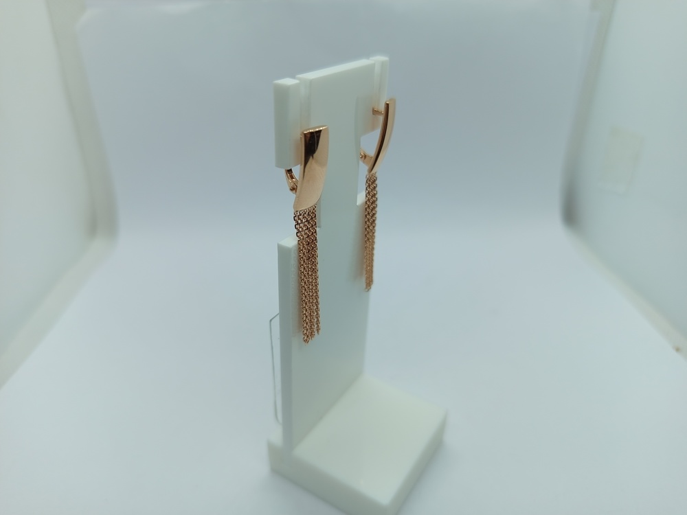 СЕРЬГИ БЕЗ КАМНЯ (Au 585)