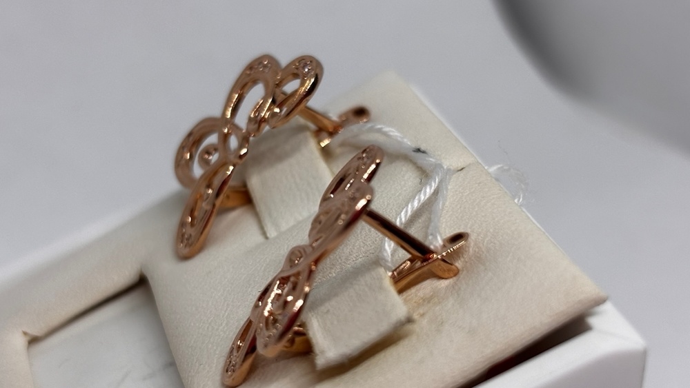 СЕРЬГИ С КАМНЯМИ (Au 585)