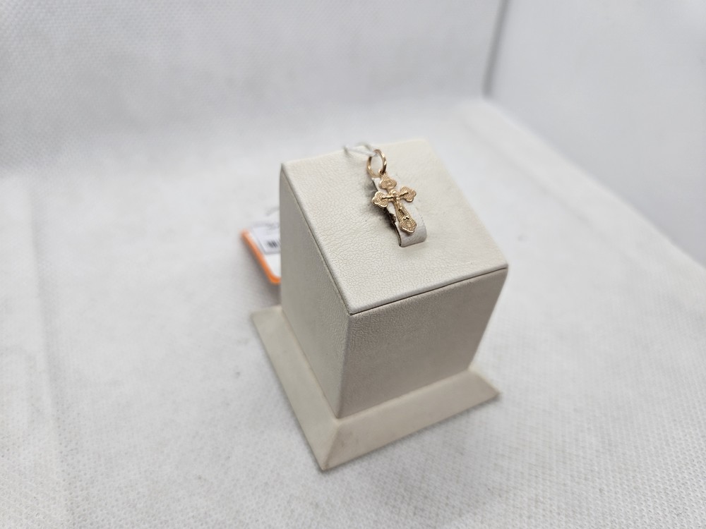 ПОДКБК585 ПОДВЕСКА КРЕСТ БЕЗ КАМНЯ (Au 585)