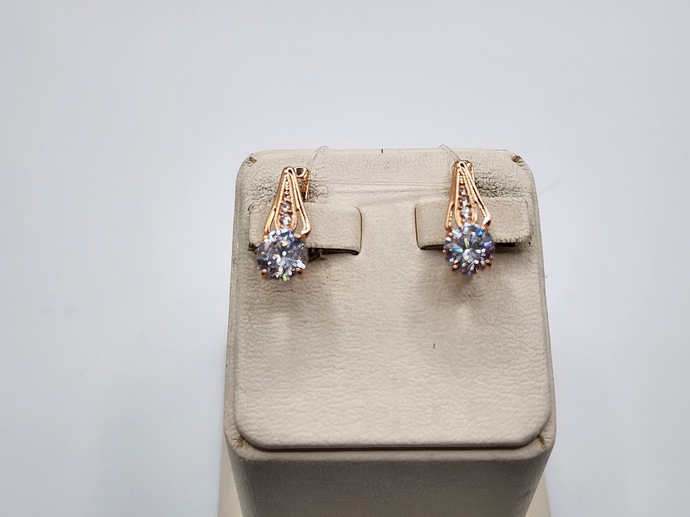 СЕРЬГИ С КАМНЯМИ (Au 585)